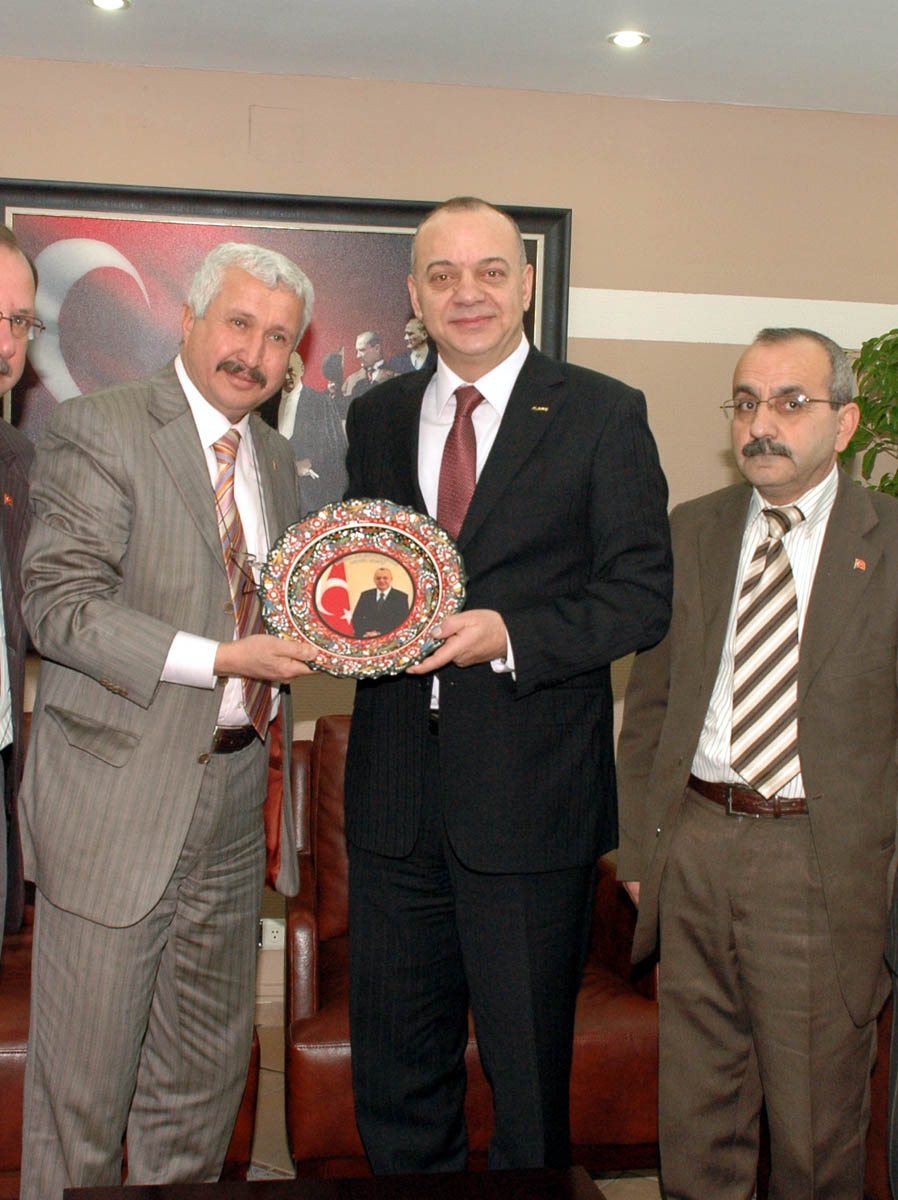 lokantacılar Ergün'ü ziyaret etti